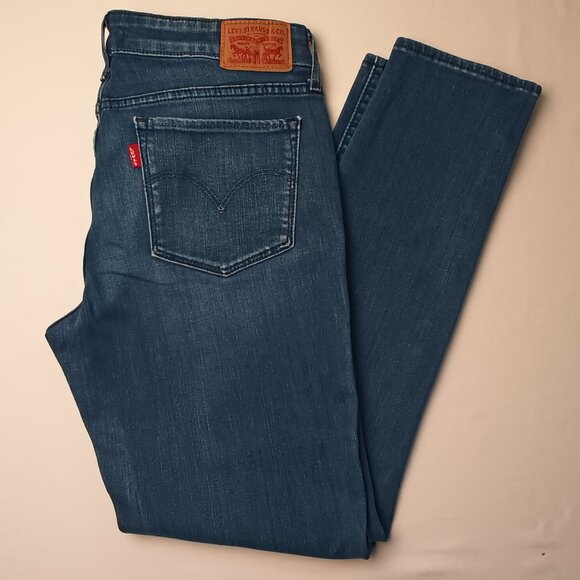 Levi's 711 Skinny Jeans Size 29/8 Low Rise Medium Wash - Picture 1 of 10